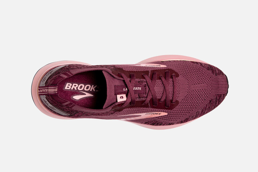 Brooks Running Shoes Womens Pink - Levitate 4 Road - 4612-VEHJO